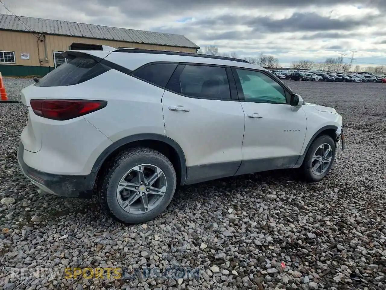 3 Photograph of a damaged car 3GNKBCR41PS184773 CHEVROLET BLAZER 2023