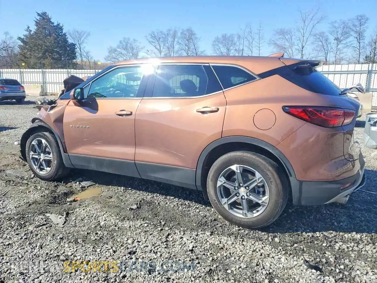 2 Photograph of a damaged car 3GNKBCR42PS169764 CHEVROLET BLAZER 2023