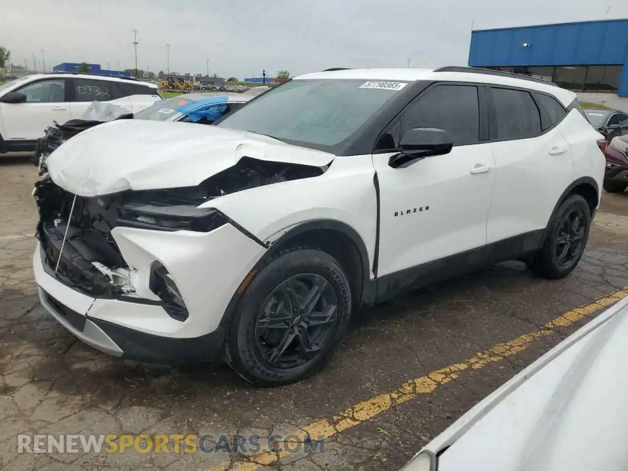 1 fotografías del automóvil dañado 3GNKBCR44PS160130 CHEVROLET BLAZER 2023