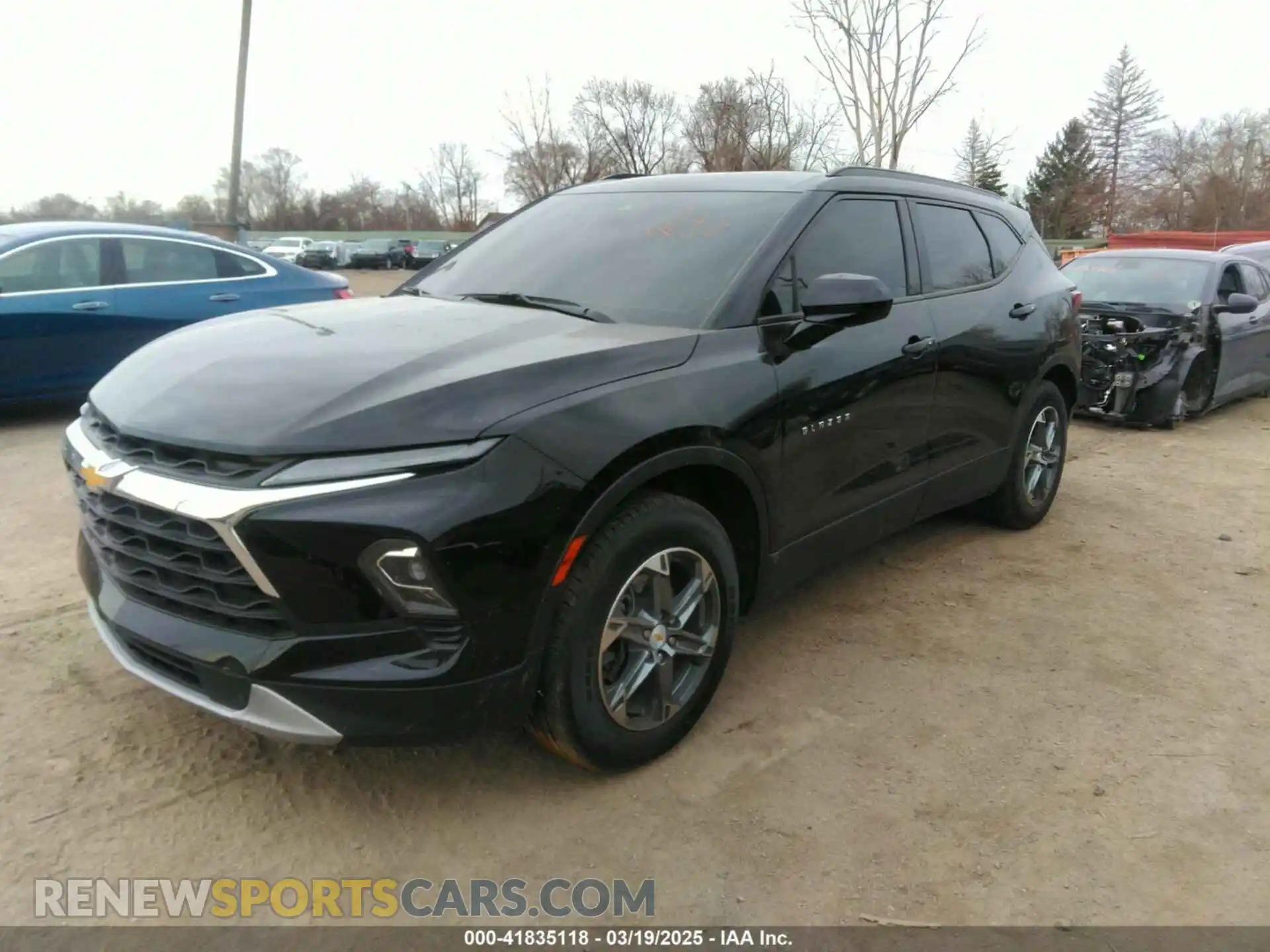 2 Photograph of a damaged car 3GNKBCR44PS220357 CHEVROLET BLAZER 2023