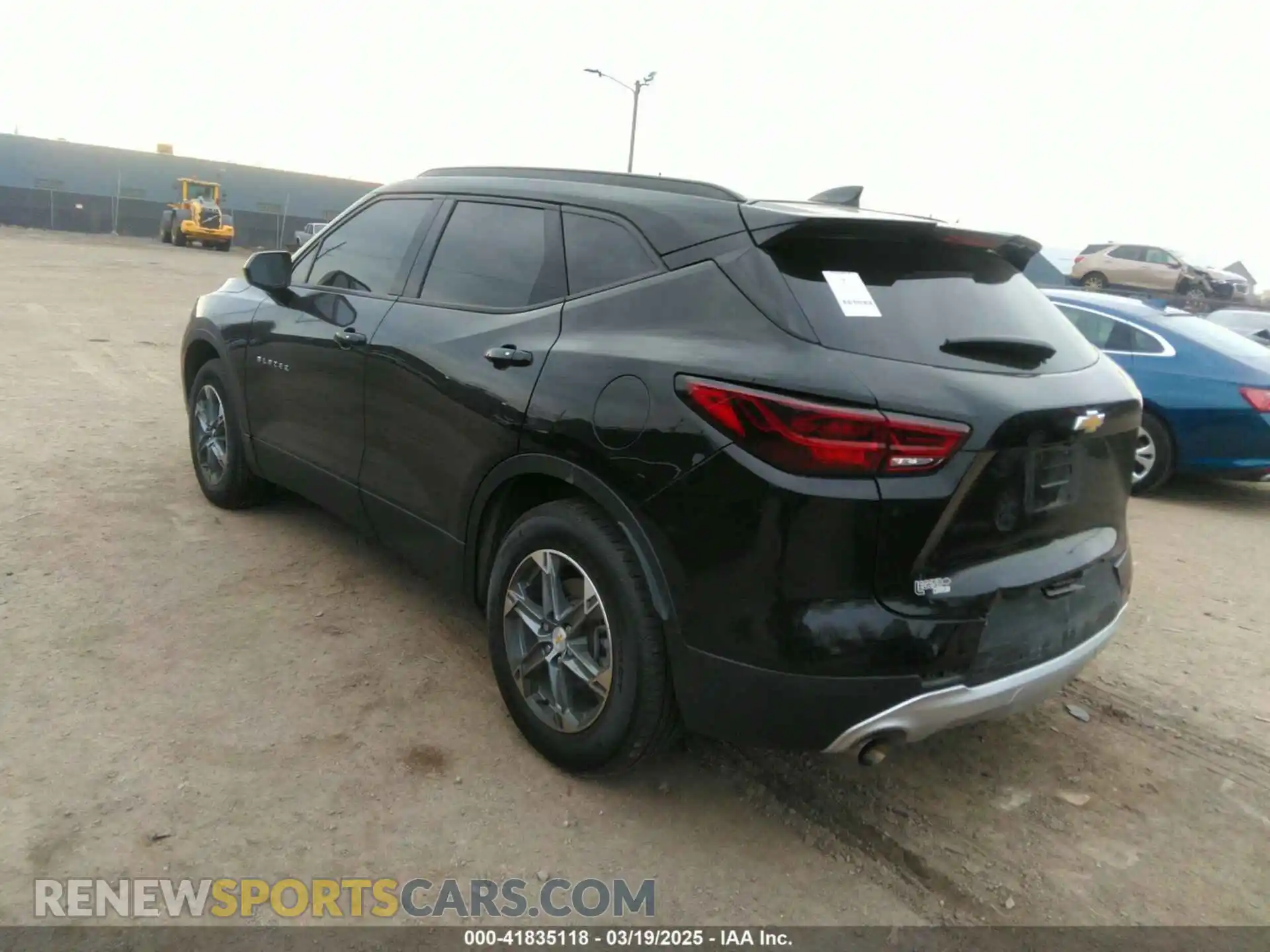 3 Photograph of a damaged car 3GNKBCR44PS220357 CHEVROLET BLAZER 2023
