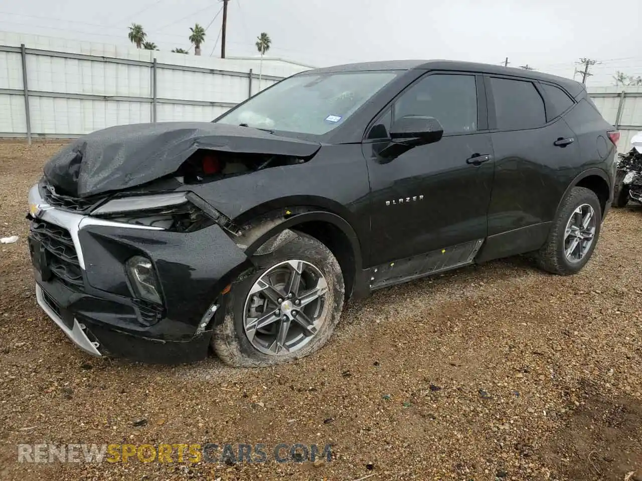 1 Photograph of a damaged car 3GNKBCR46PS101841 CHEVROLET BLAZER 2023