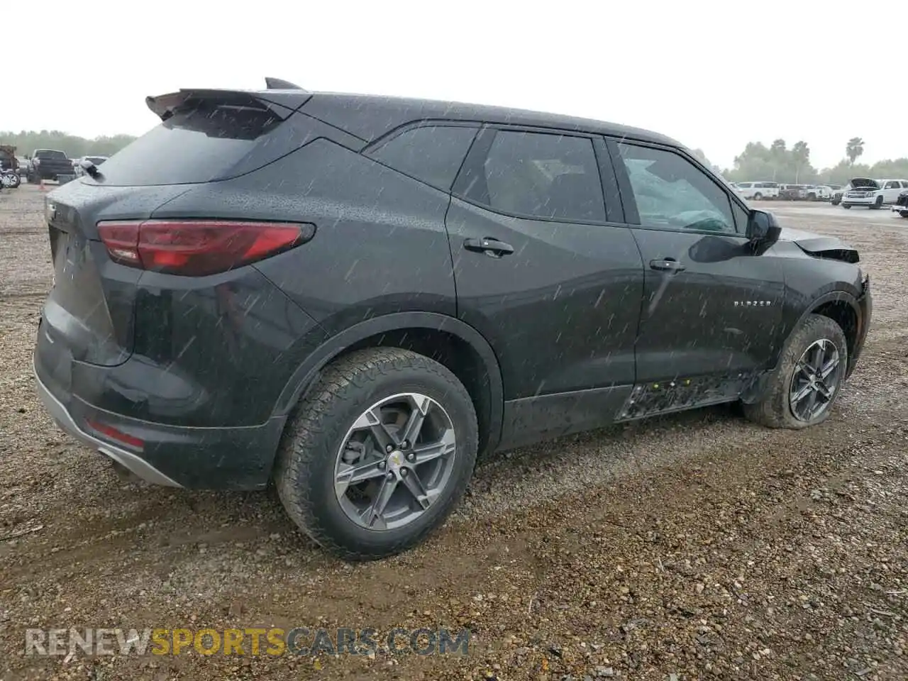 3 Photograph of a damaged car 3GNKBCR46PS101841 CHEVROLET BLAZER 2023