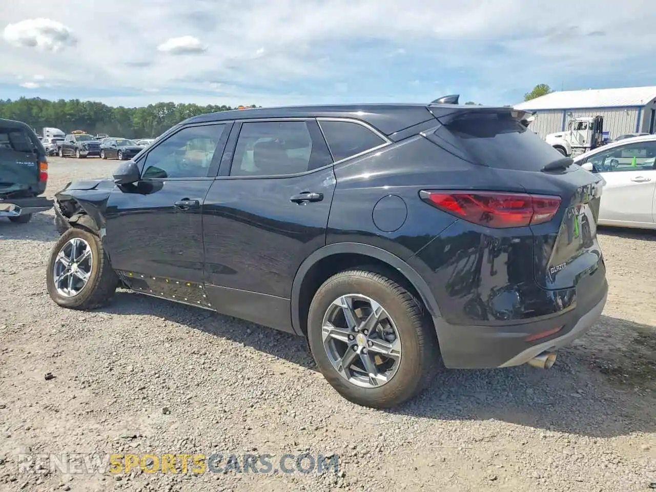2 Photograph of a damaged car 3GNKBCR46PS144138 CHEVROLET BLAZER 2023