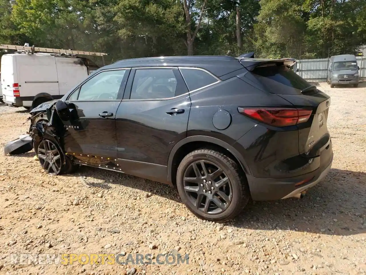2 Photograph of a damaged car 3GNKBCR47PS227237 CHEVROLET BLAZER 2023