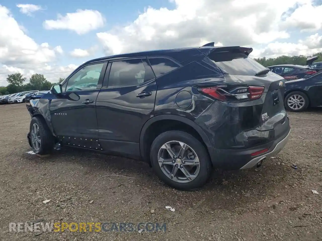 2 Photograph of a damaged car 3GNKBCR48PS184544 CHEVROLET BLAZER 2023