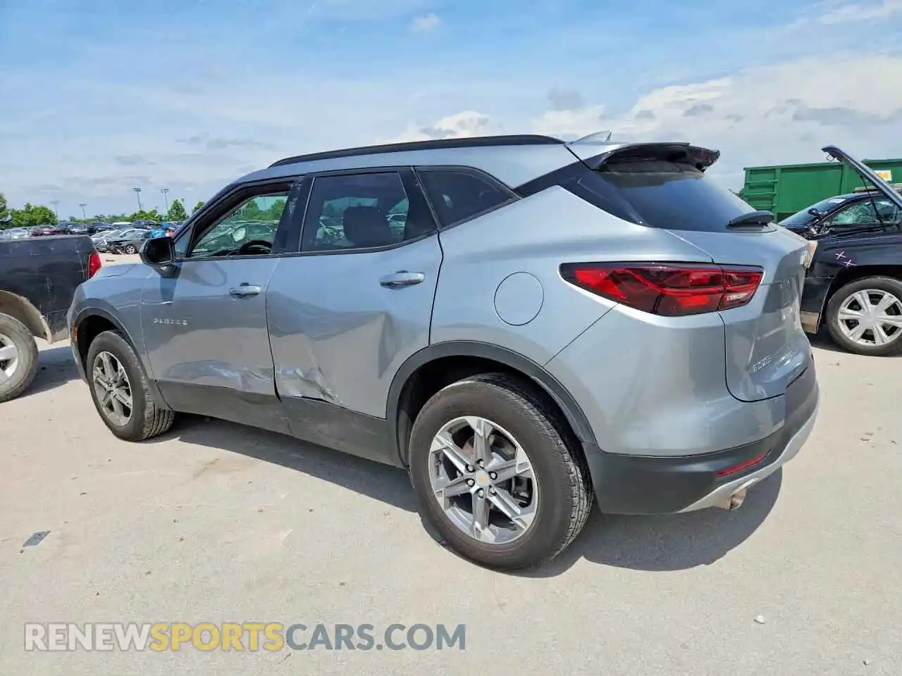2 Photograph of a damaged car 3GNKBCR48PS226520 CHEVROLET BLAZER 2023