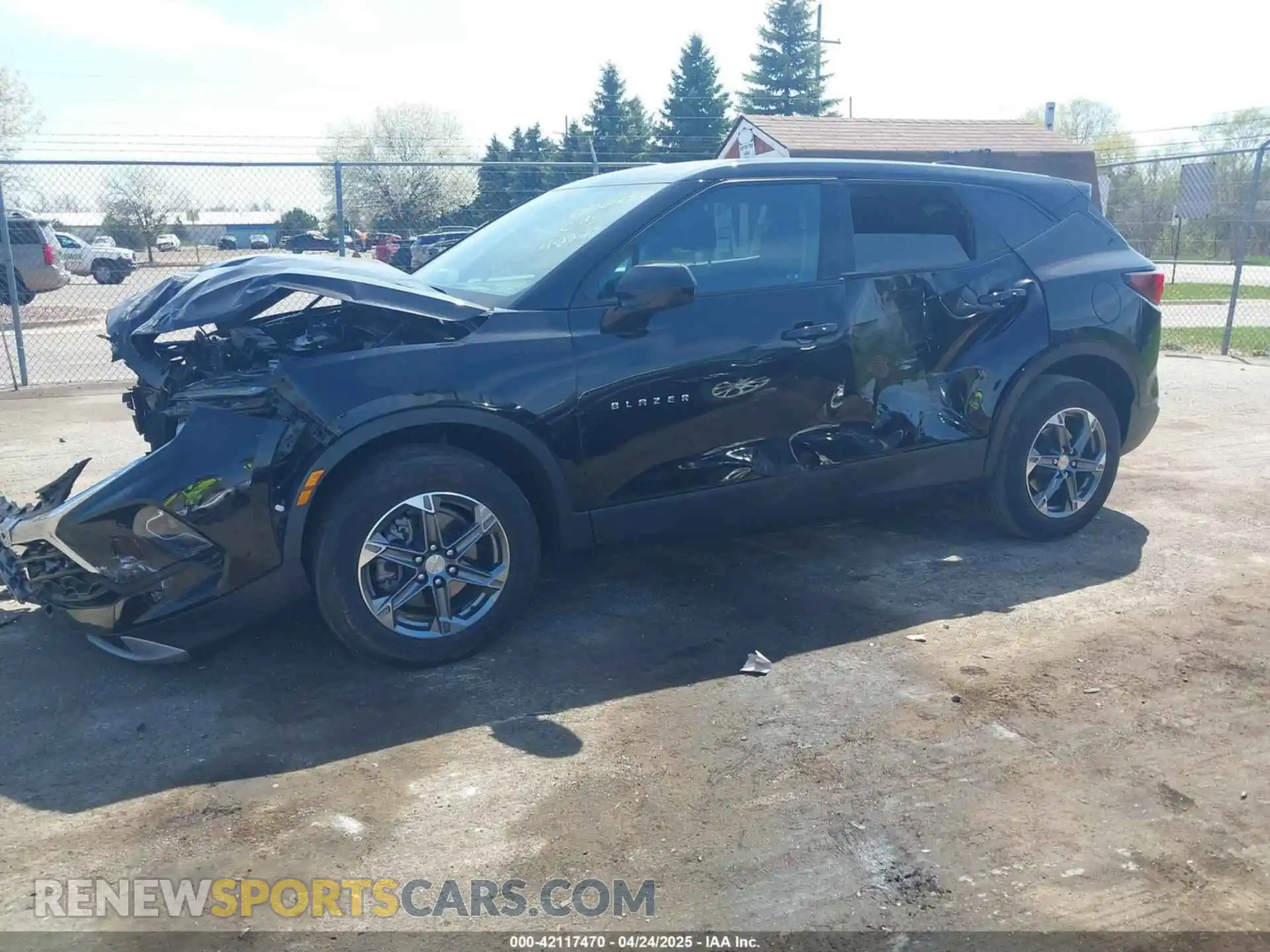2 Photograph of a damaged car 3GNKBCR49PS100263 CHEVROLET BLAZER 2023