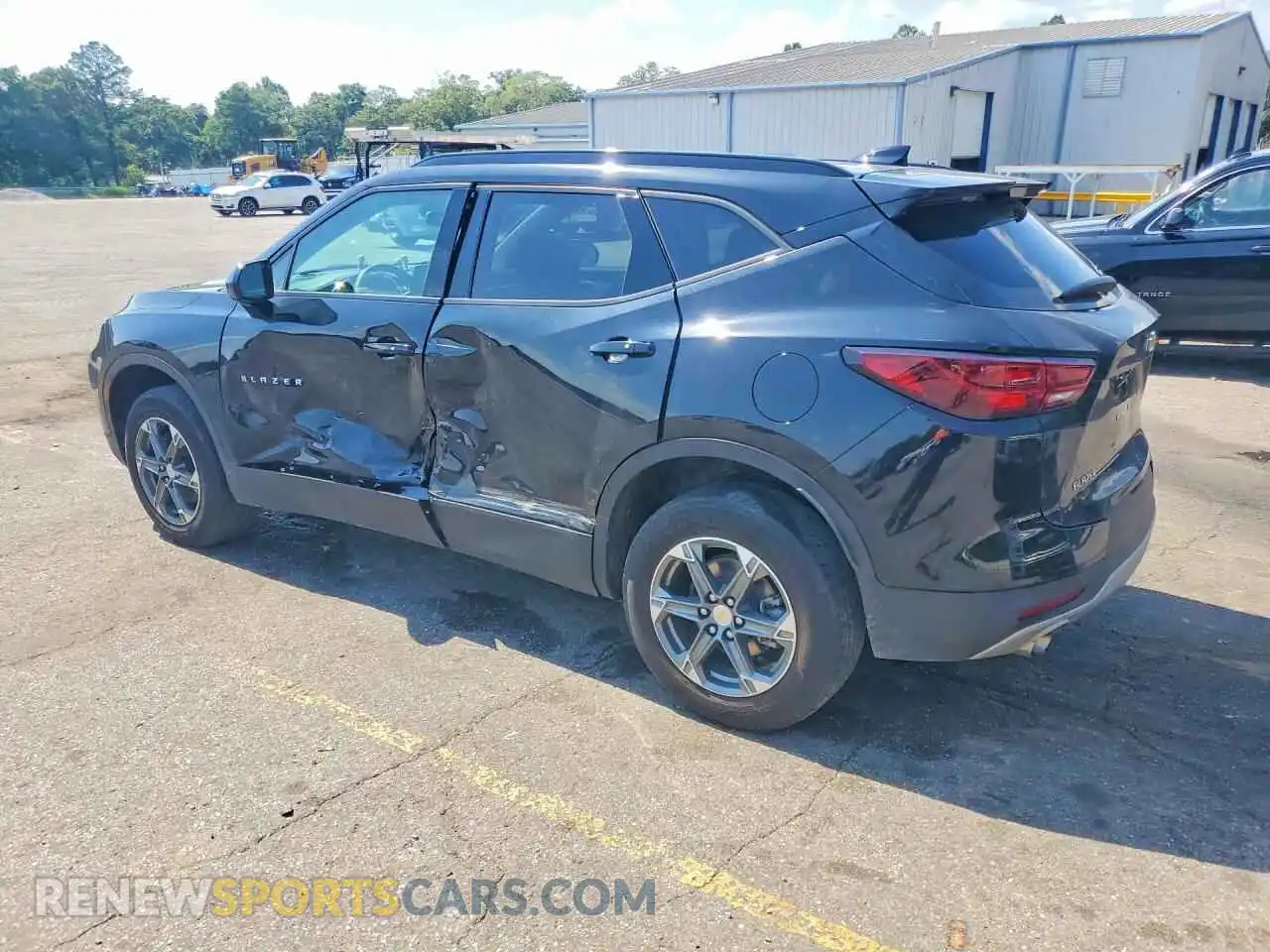 2 Photograph of a damaged car 3GNKBCR49PS226591 CHEVROLET BLAZER 2023