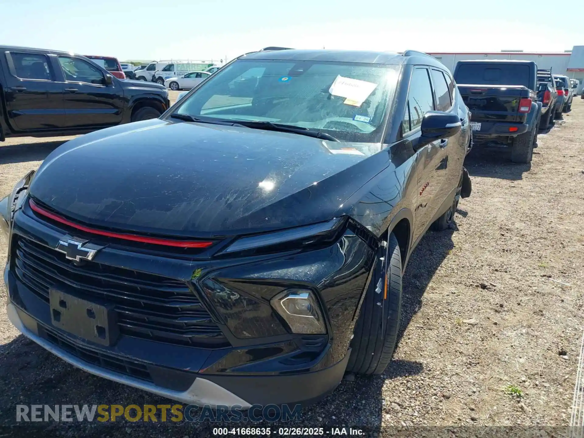 2 Photograph of a damaged car 3GNKBDR44PS148761 CHEVROLET BLAZER 2023