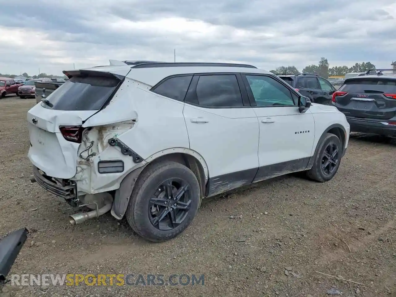 3 fotografías del automóvil dañado 3GNKBDR48PS150576 CHEVROLET BLAZER 2023
