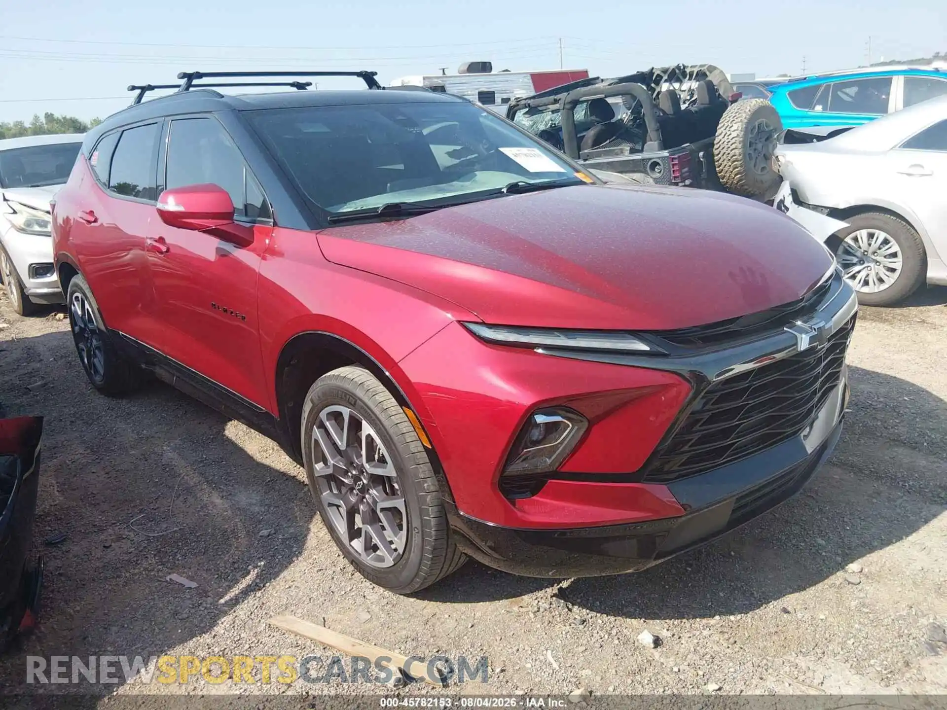 1 Photograph of a damaged car 3GNKBERS0PS188209 CHEVROLET BLAZER 2023