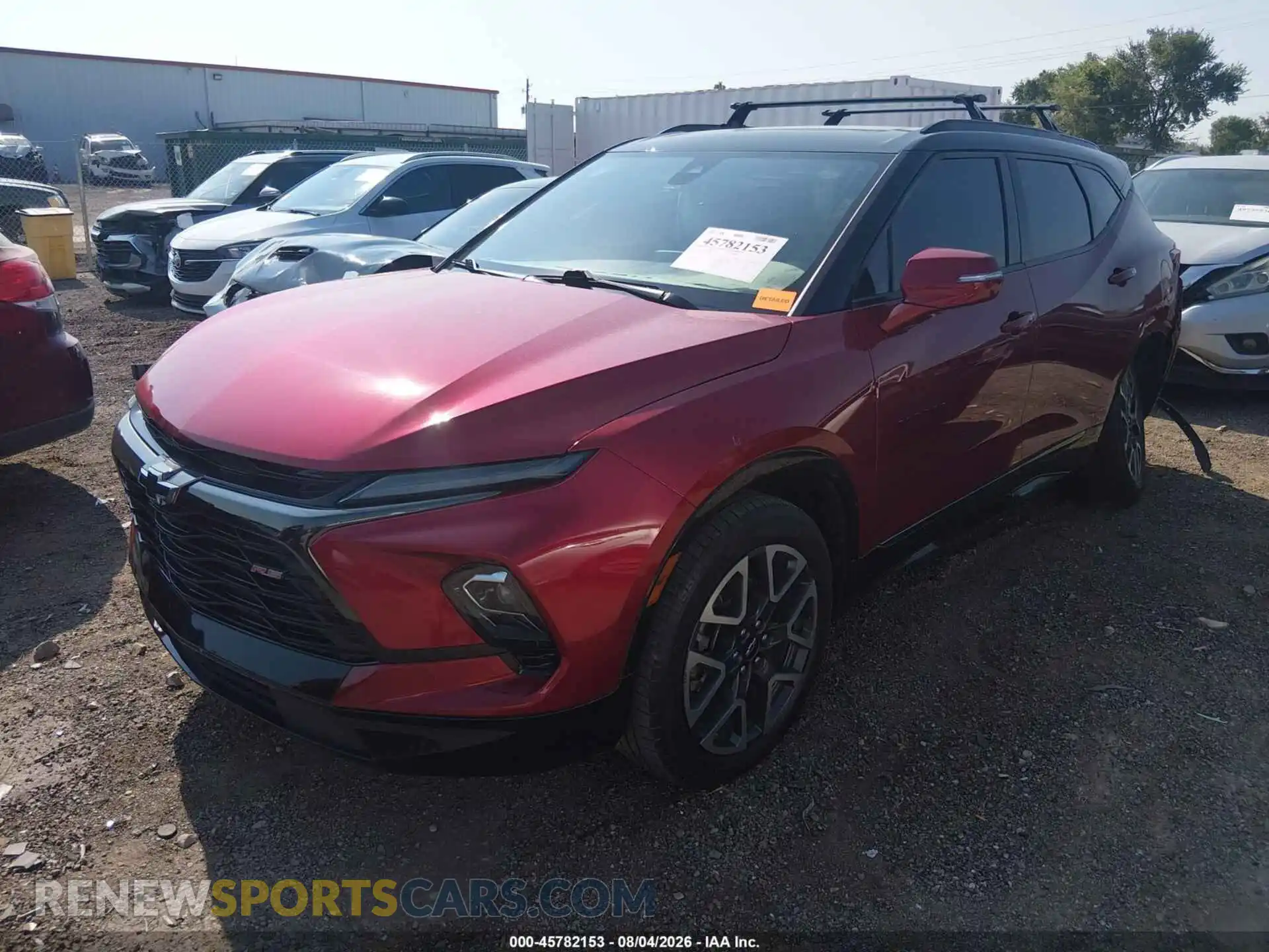 2 Photograph of a damaged car 3GNKBERS0PS188209 CHEVROLET BLAZER 2023