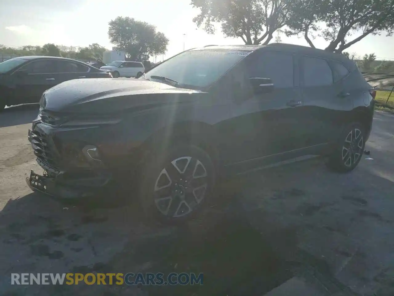 1 fotografías del automóvil dañado 3GNKBERS3PS190889 CHEVROLET BLAZER 2023