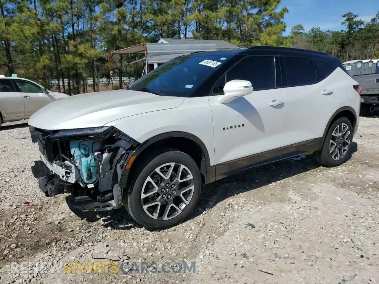 1 Photograph of a damaged car 3GNKBERS4PS227108 CHEVROLET BLAZER 2023