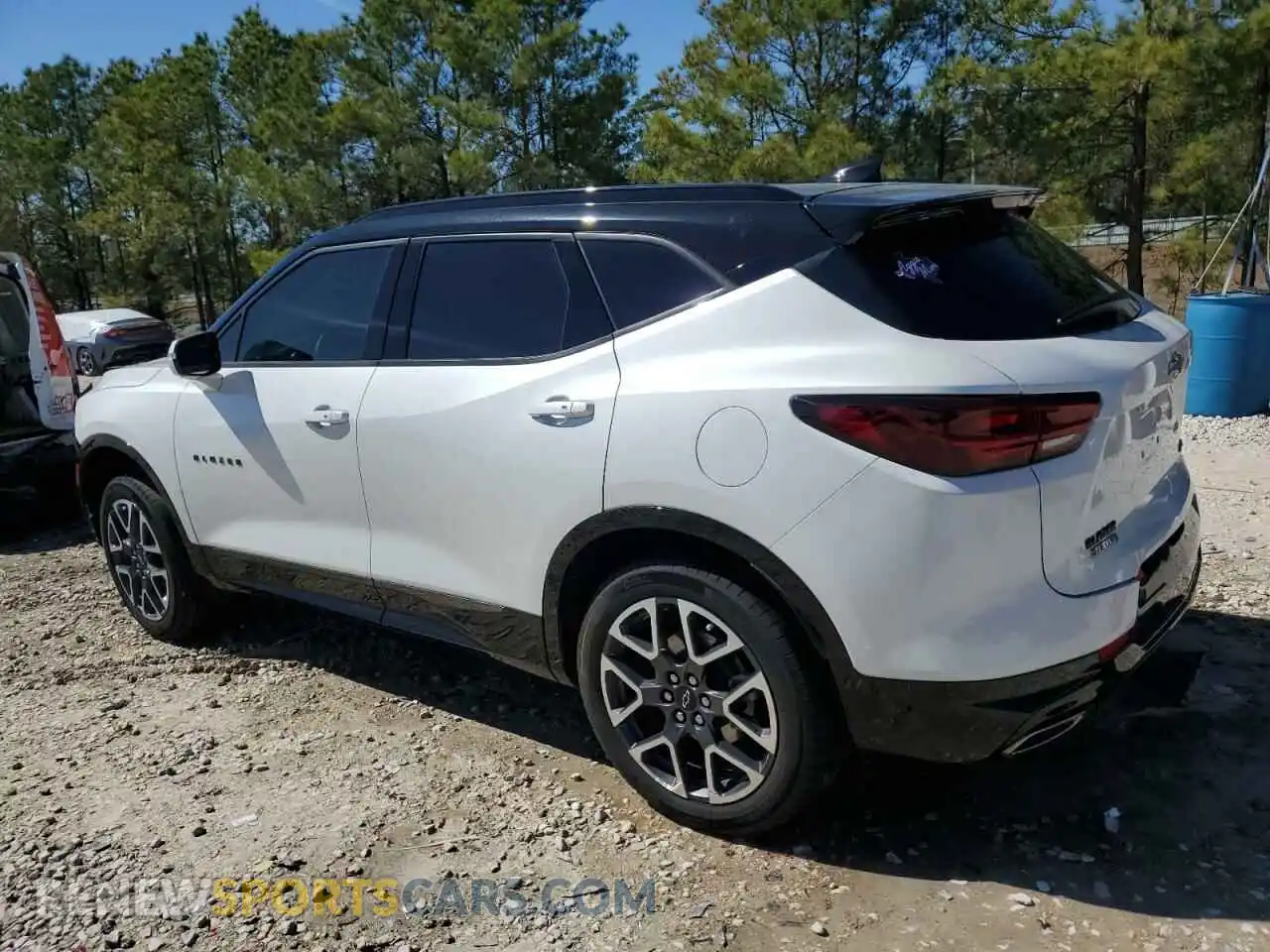 2 Photograph of a damaged car 3GNKBERS4PS227108 CHEVROLET BLAZER 2023