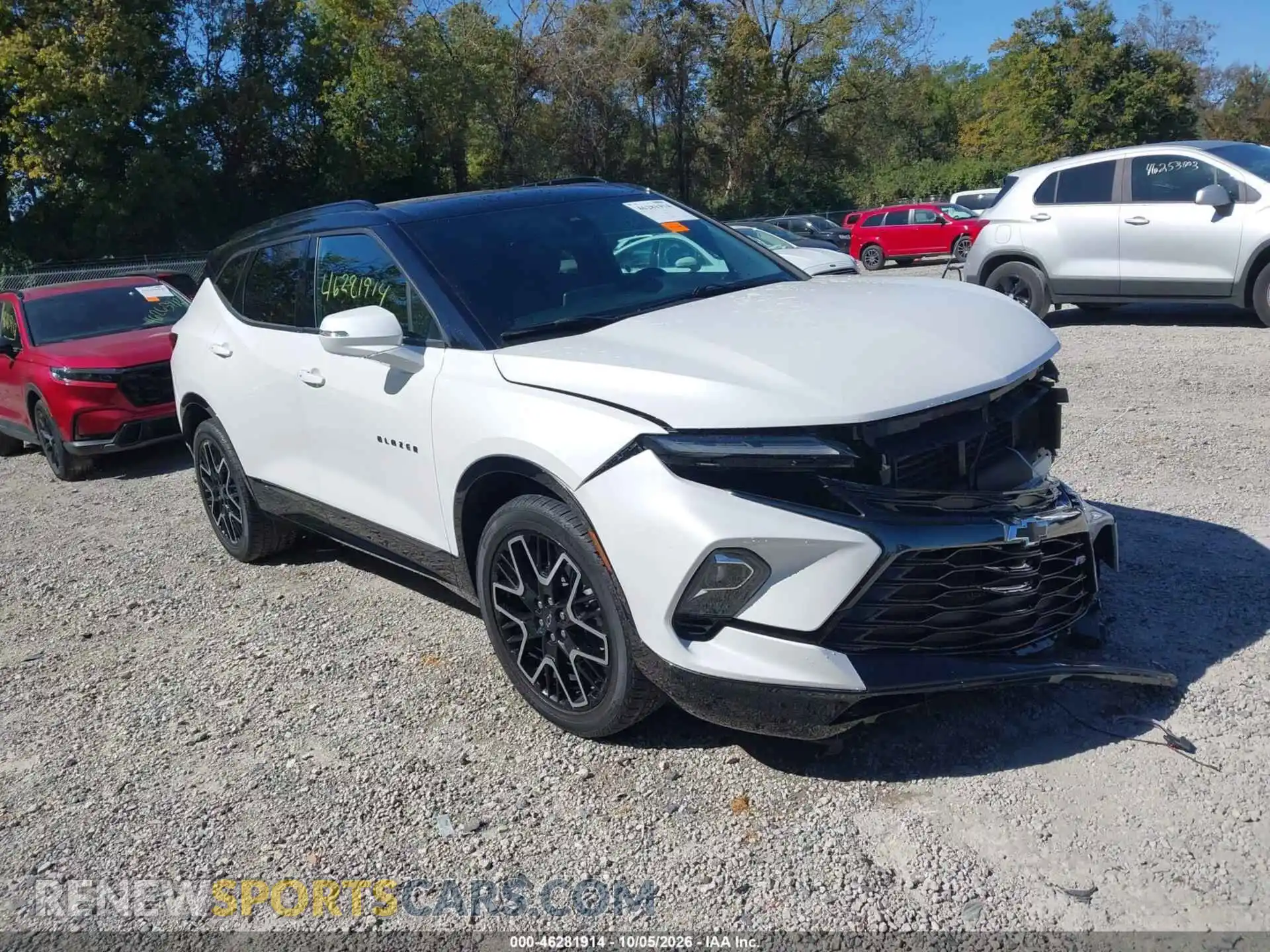 1 Photograph of a damaged car 3GNKBERS6PS153867 CHEVROLET BLAZER 2023