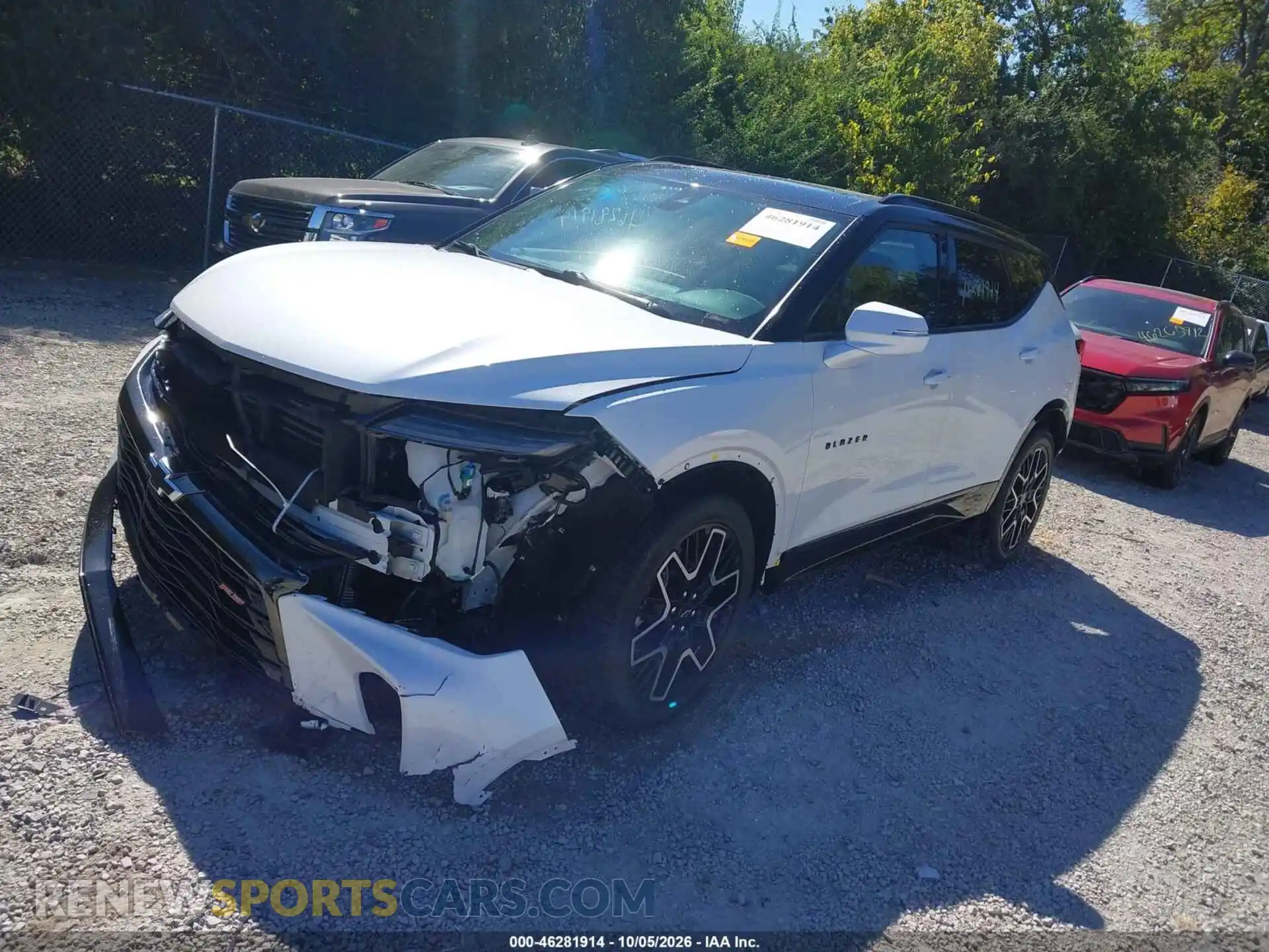 2 Photograph of a damaged car 3GNKBERS6PS153867 CHEVROLET BLAZER 2023