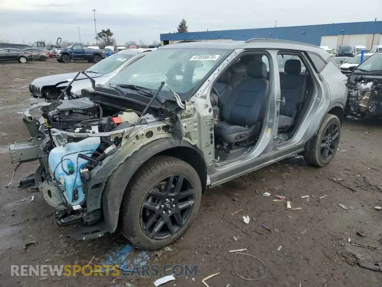 1 Photograph of a damaged car 3GNKBERS6PS219608 CHEVROLET BLAZER 2023