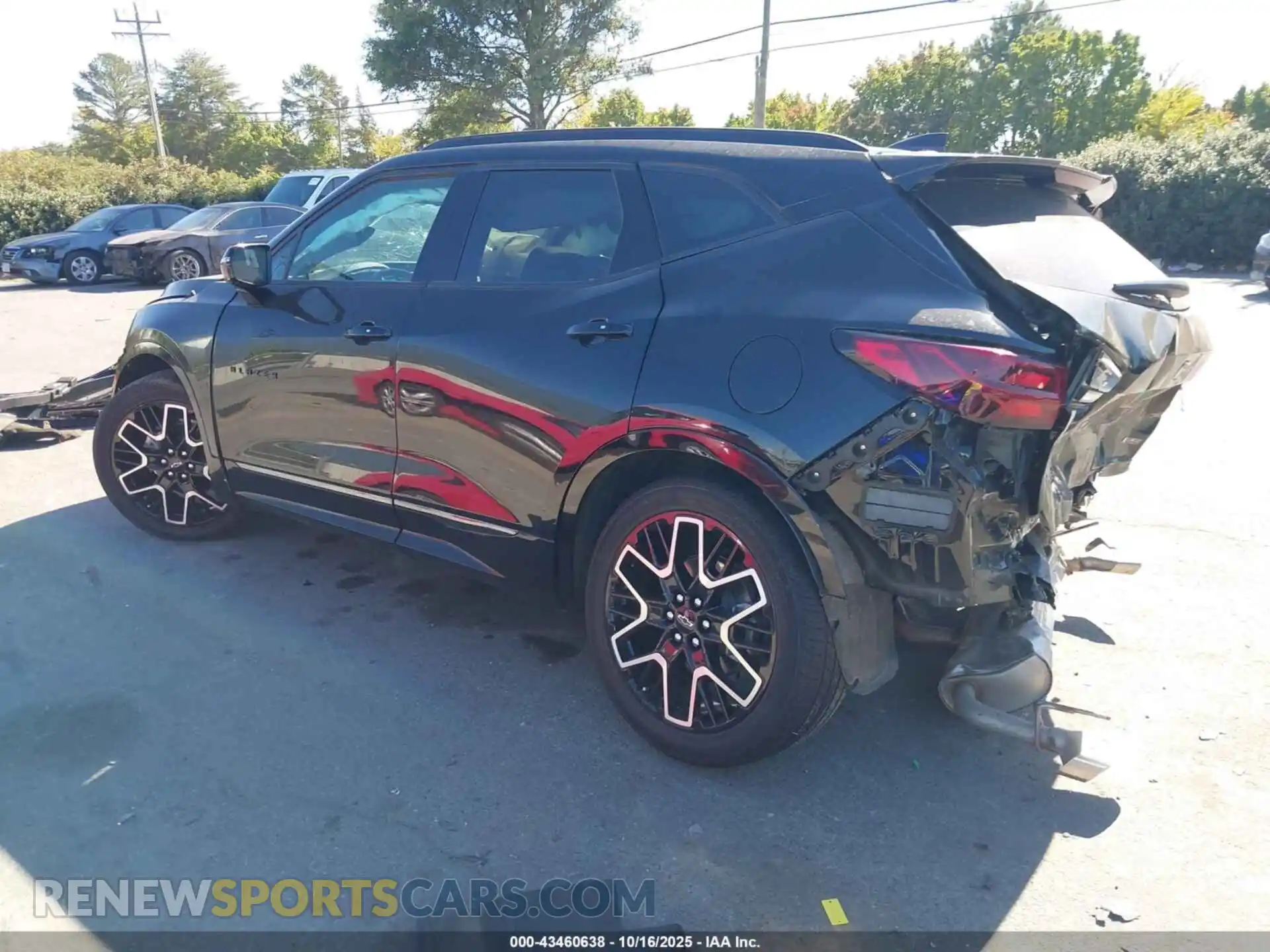 3 Photograph of a damaged car 3GNKBERS7PS101387 CHEVROLET BLAZER 2023
