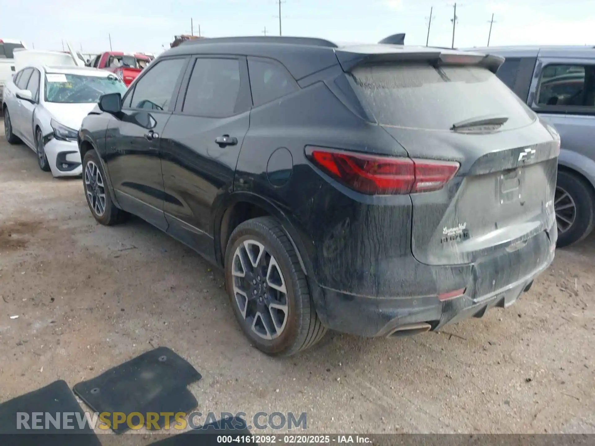 3 Photograph of a damaged car 3GNKBERSXPS103344 CHEVROLET BLAZER 2023