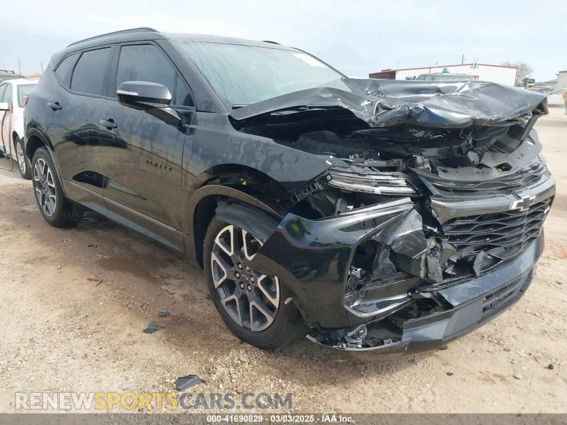 1 Photograph of a damaged car 3GNKBERSXPS150986 CHEVROLET BLAZER 2023
