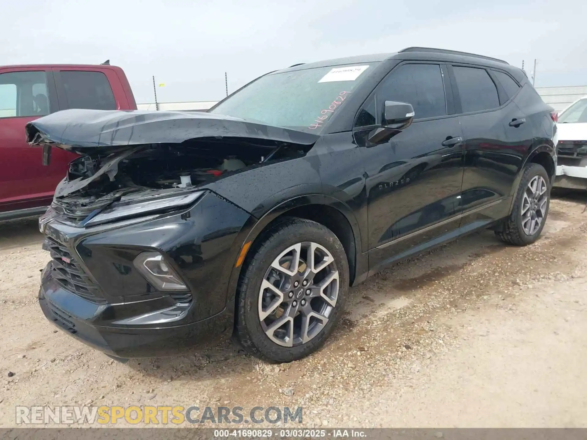 2 Photograph of a damaged car 3GNKBERSXPS150986 CHEVROLET BLAZER 2023
