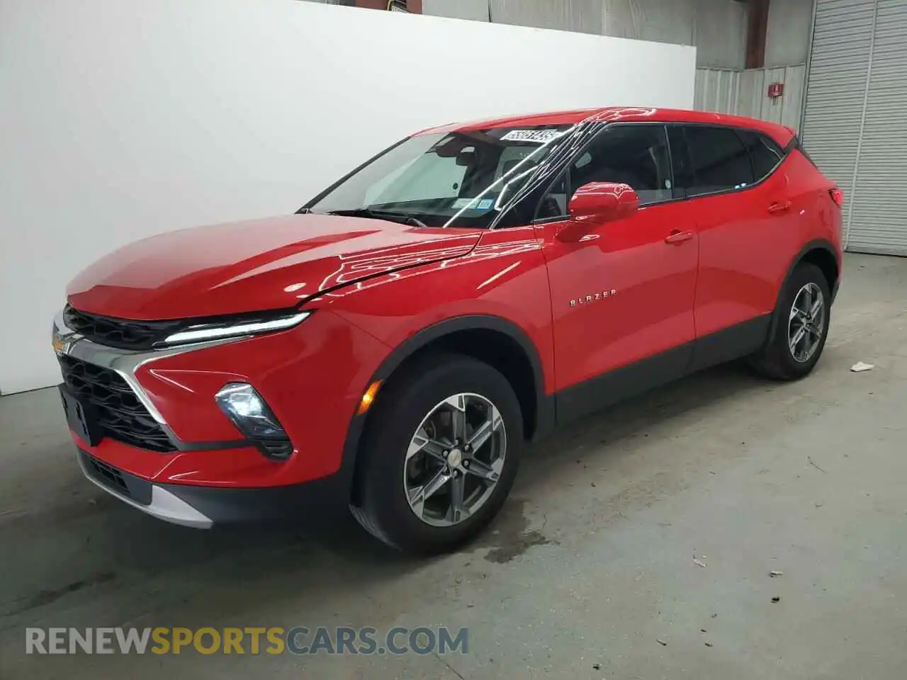 1 Photograph of a damaged car 3GNKBHR40PS213886 CHEVROLET BLAZER 2023