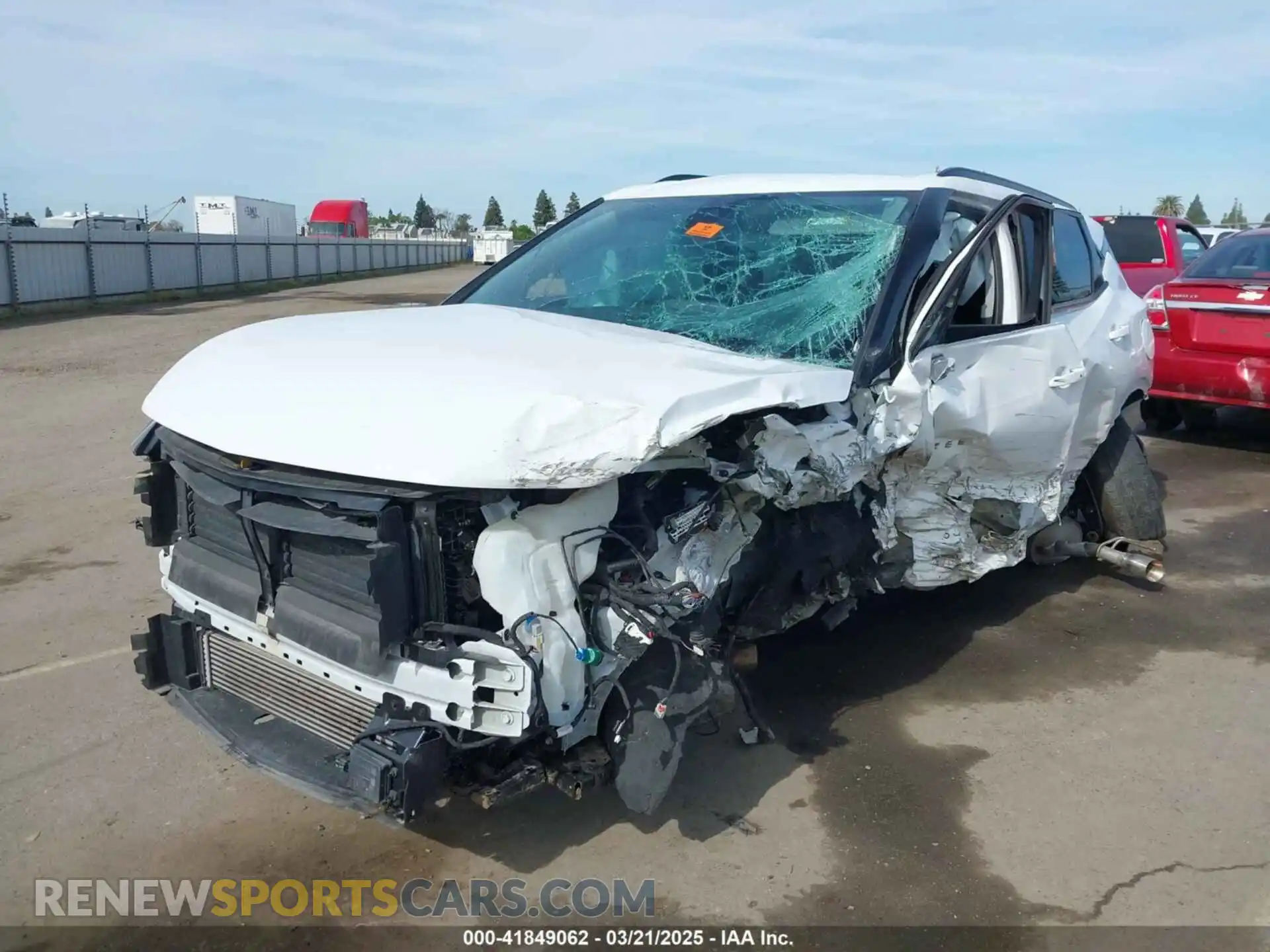2 Photograph of a damaged car 3GNKBHR40PS223544 CHEVROLET BLAZER 2023