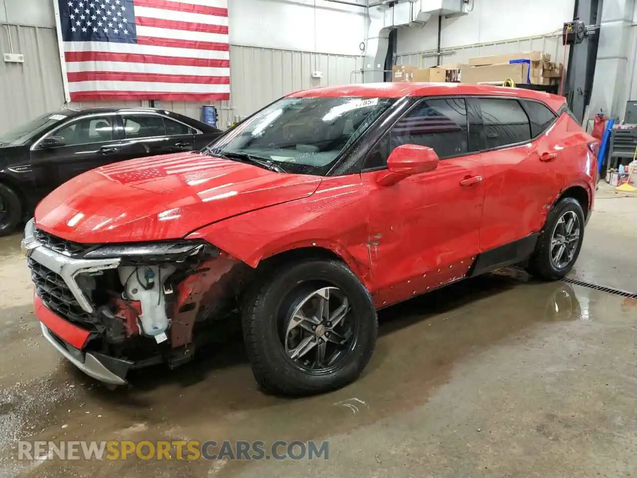 1 Photograph of a damaged car 3GNKBHR41PS130600 CHEVROLET BLAZER 2023