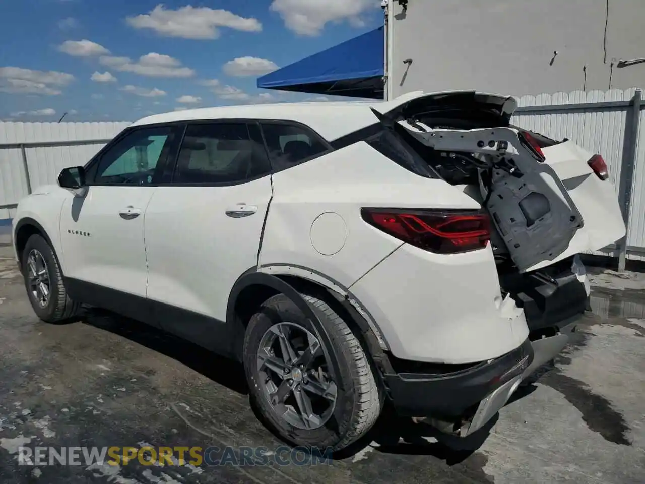 2 Photograph of a damaged car 3GNKBHR41PS203237 CHEVROLET BLAZER 2023