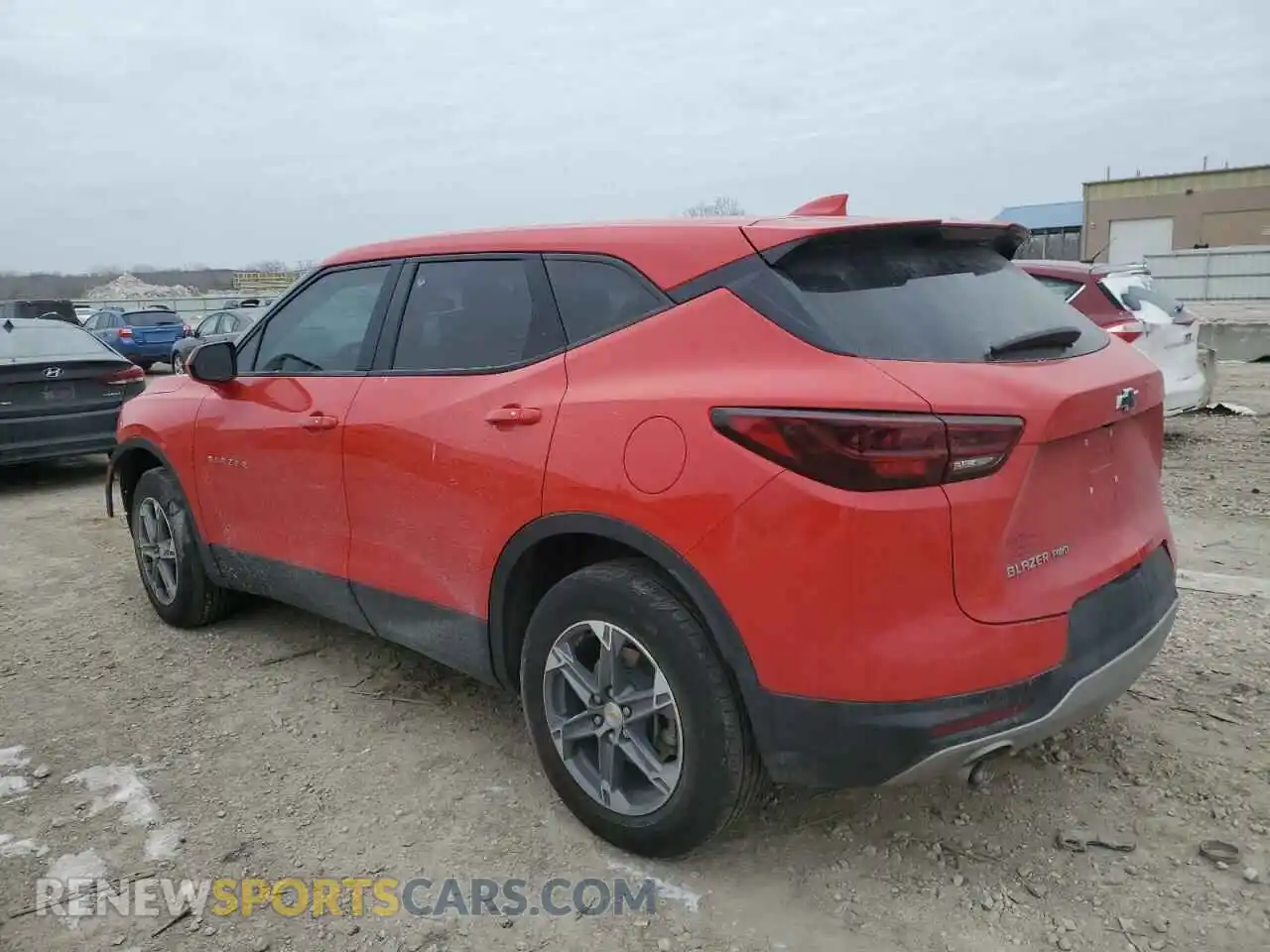 2 Photograph of a damaged car 3GNKBHR42PS227899 CHEVROLET BLAZER 2023