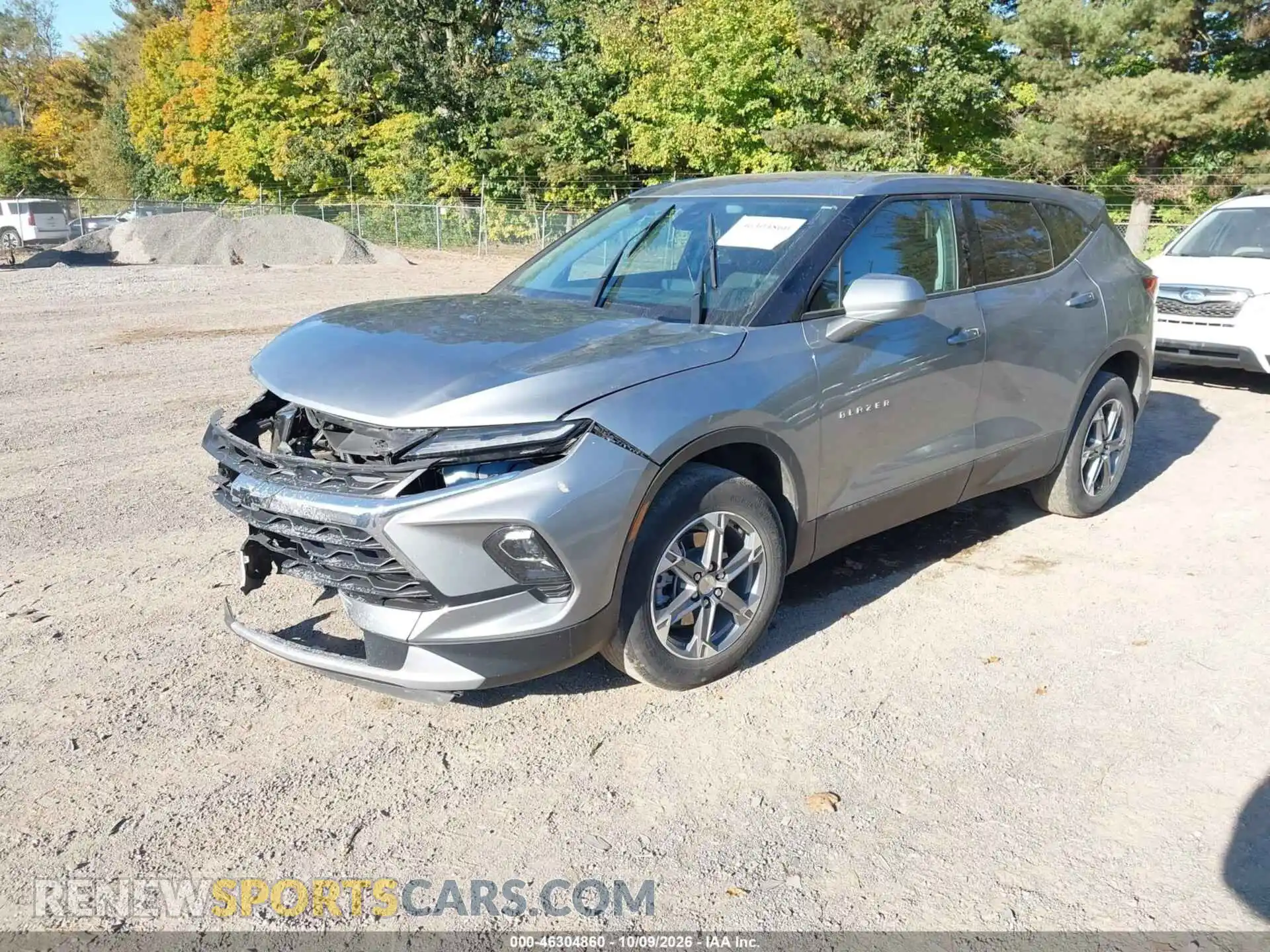 2 fotografías del automóvil dañado 3GNKBHR44PS150548 CHEVROLET BLAZER 2023