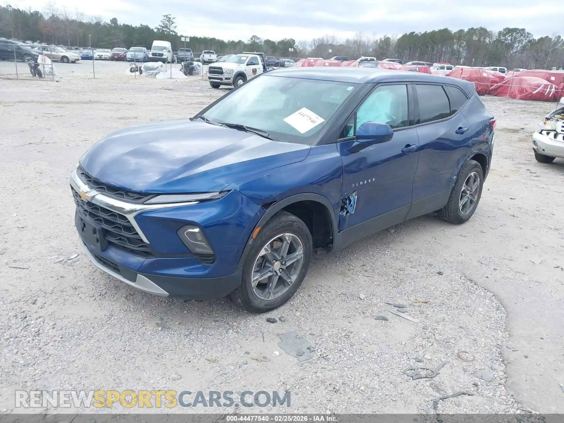 2 Photograph of a damaged car 3GNKBHR44PS157306 CHEVROLET BLAZER 2023
