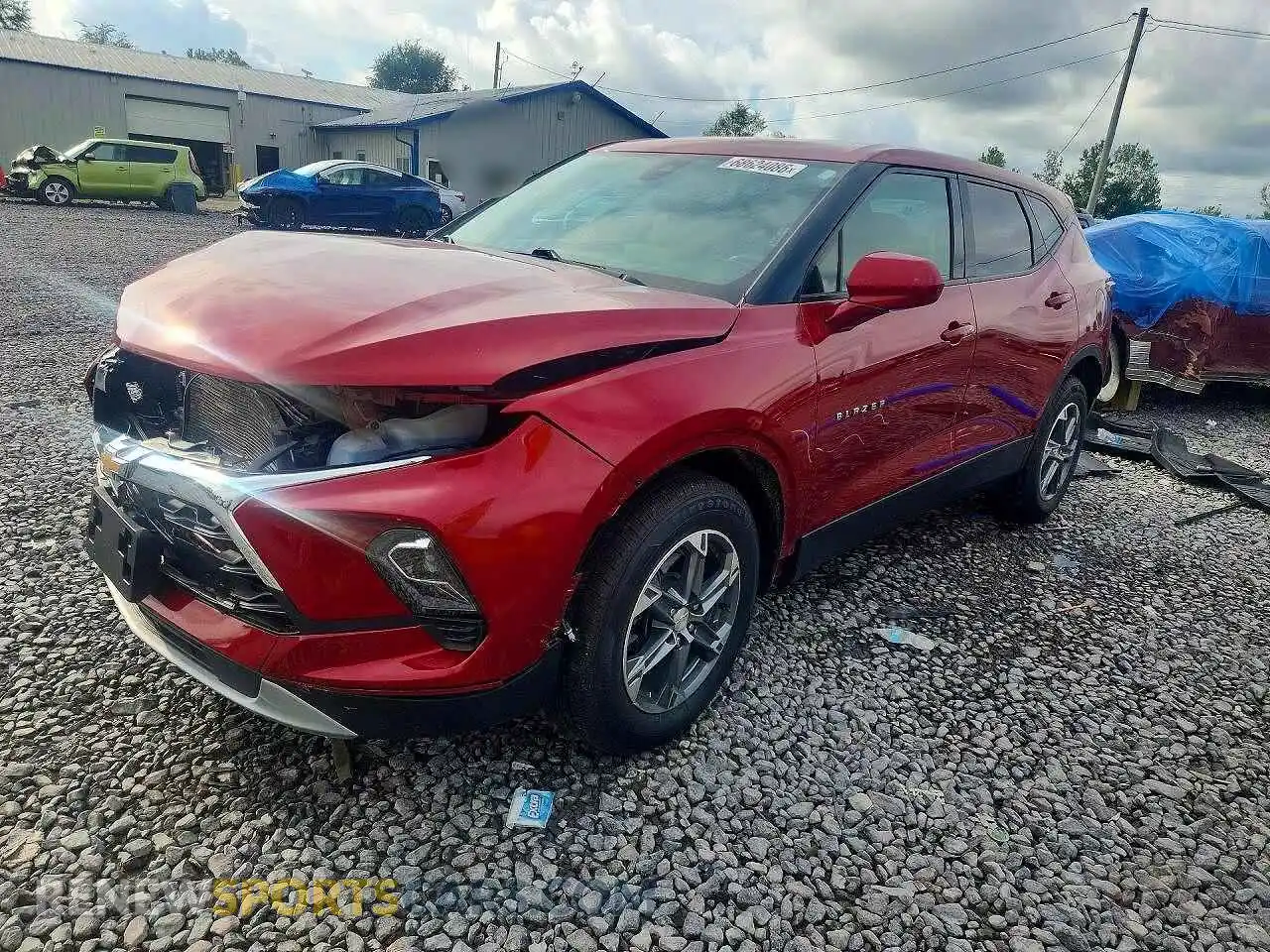 1 Фотография поврежденного автомобиля 3GNKBHR44PS175854 CHEVROLET BLAZER 2023