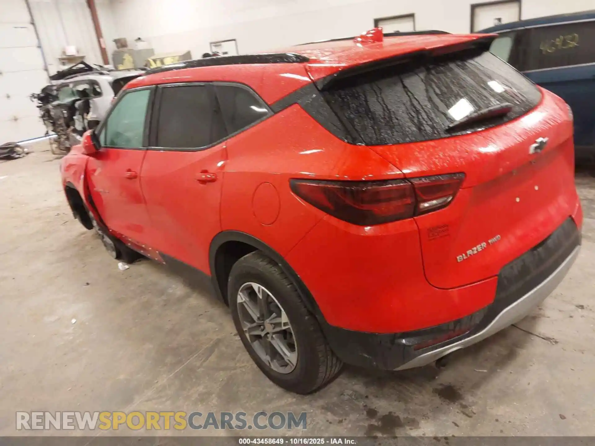 3 Photograph of a damaged car 3GNKBHR44PS224907 CHEVROLET BLAZER 2023