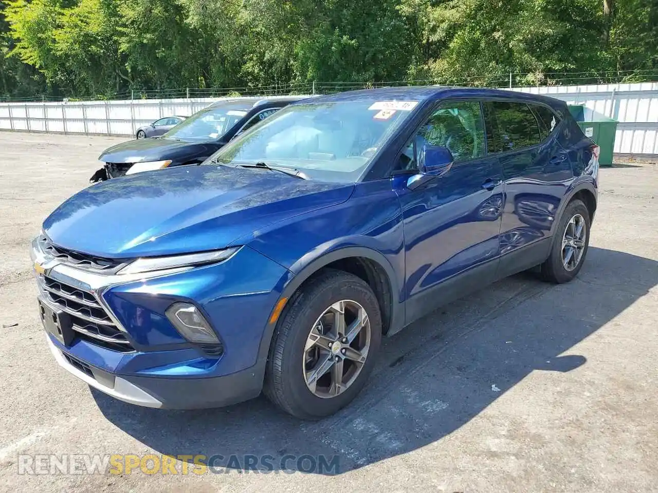 1 Photograph of a damaged car 3GNKBHR45PS147528 CHEVROLET BLAZER 2023