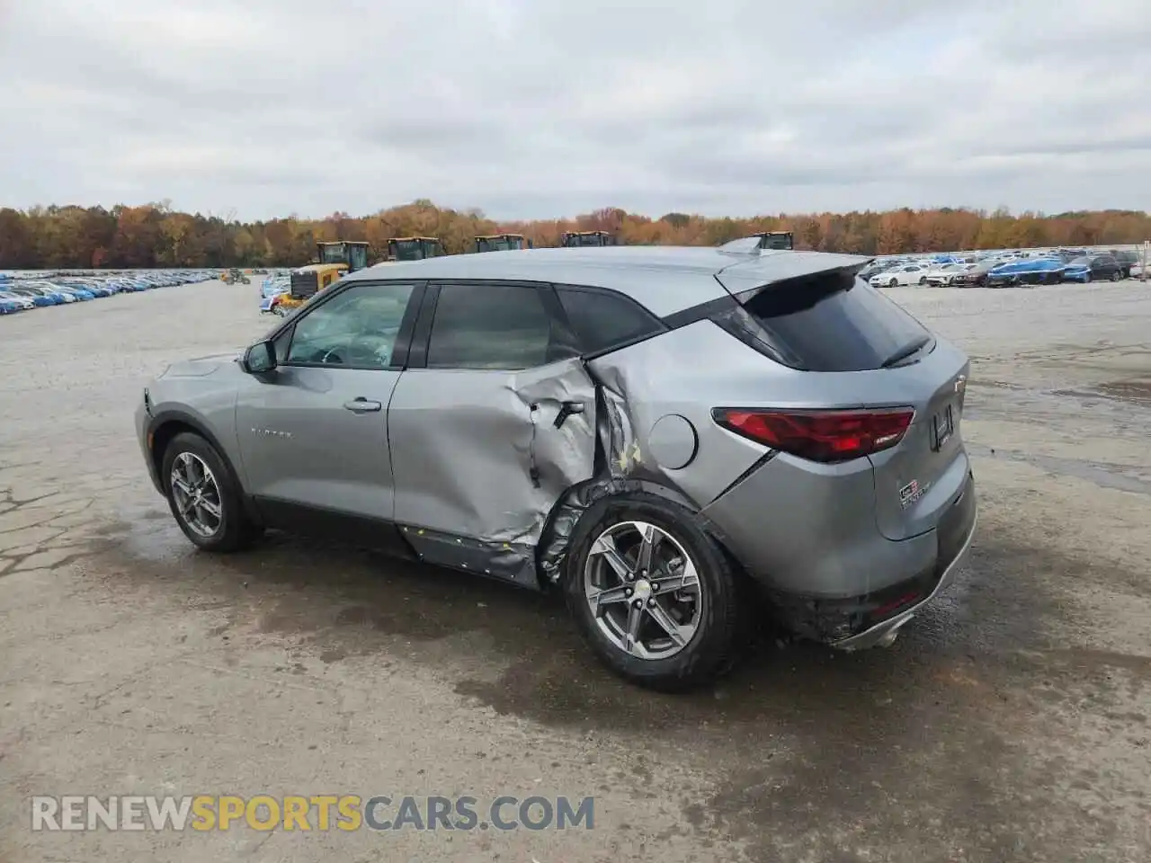 2 Photograph of a damaged car 3GNKBHR45PS217142 CHEVROLET BLAZER 2023