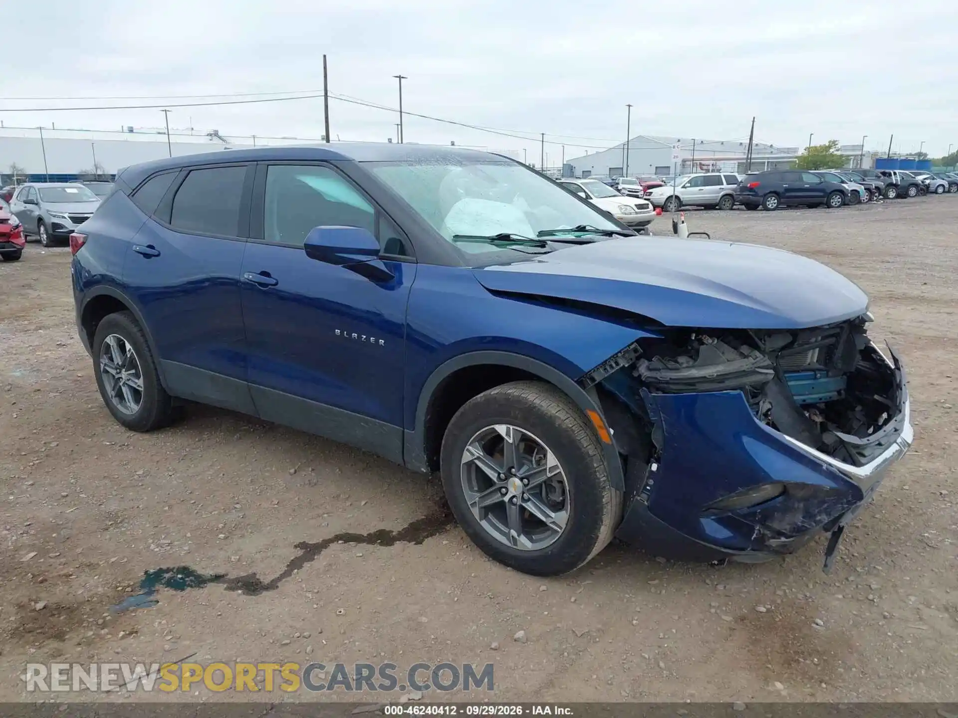 1 Photograph of a damaged car 3GNKBHR46PS105269 CHEVROLET BLAZER 2023