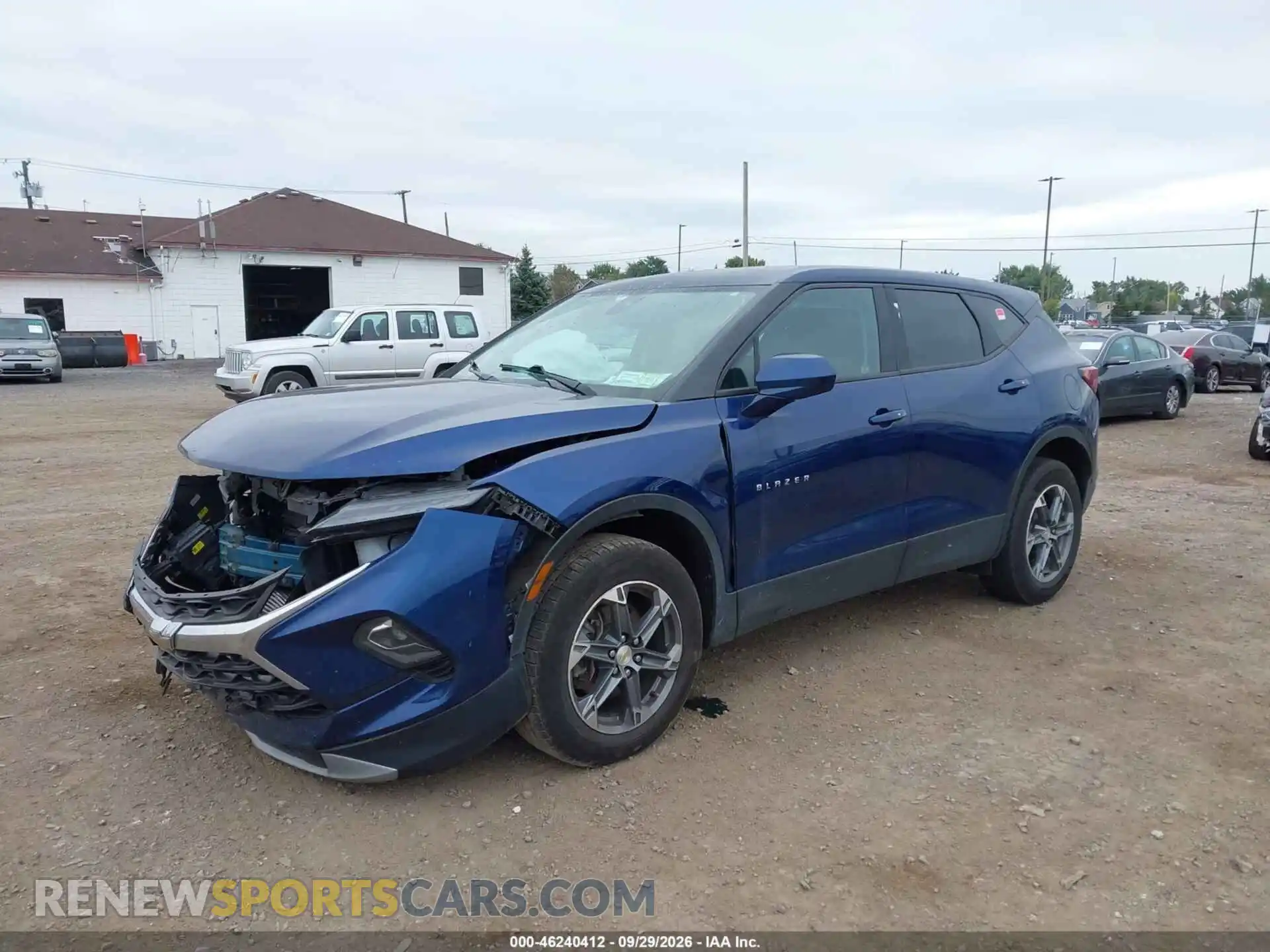 2 Photograph of a damaged car 3GNKBHR46PS105269 CHEVROLET BLAZER 2023
