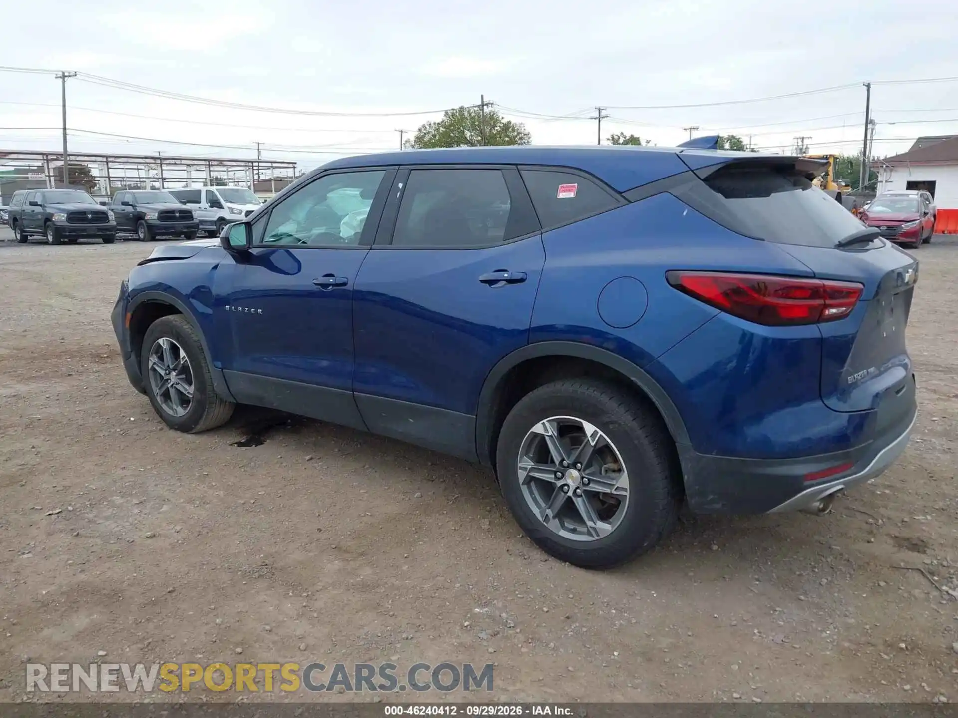 3 Photograph of a damaged car 3GNKBHR46PS105269 CHEVROLET BLAZER 2023