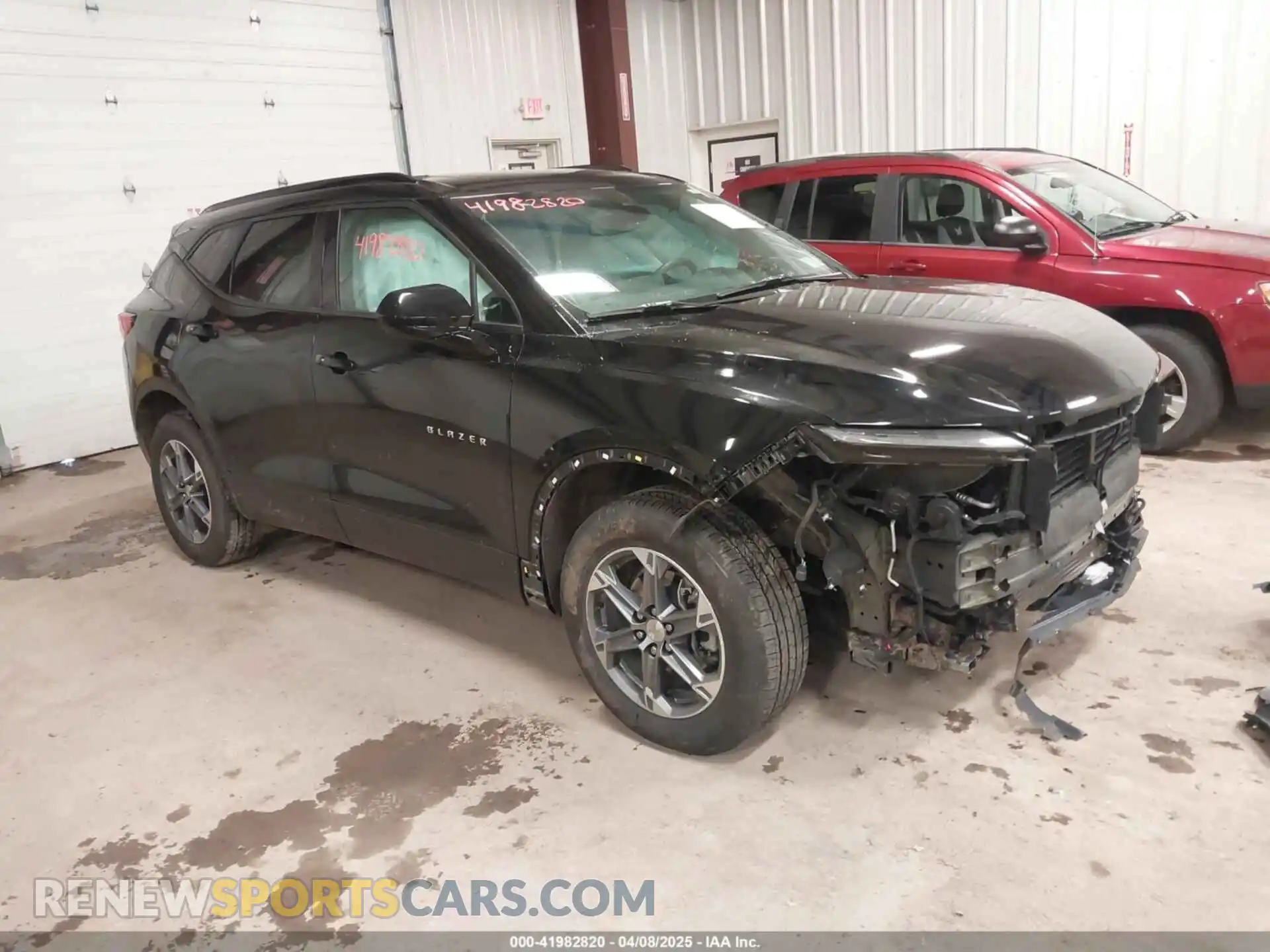 1 Photograph of a damaged car 3GNKBHR47PS121884 CHEVROLET BLAZER 2023