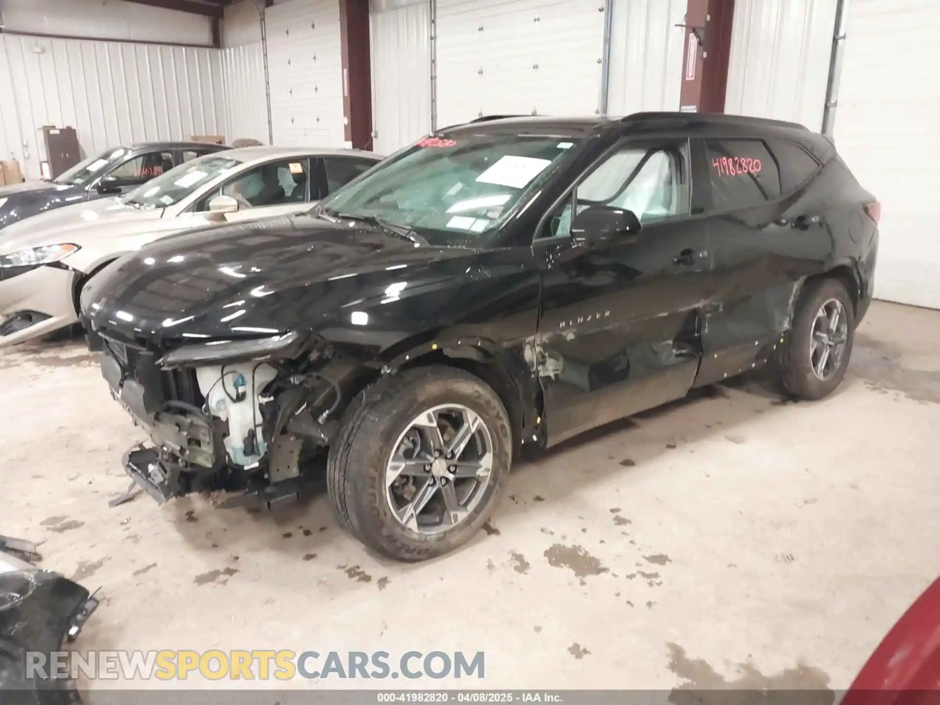 2 Photograph of a damaged car 3GNKBHR47PS121884 CHEVROLET BLAZER 2023
