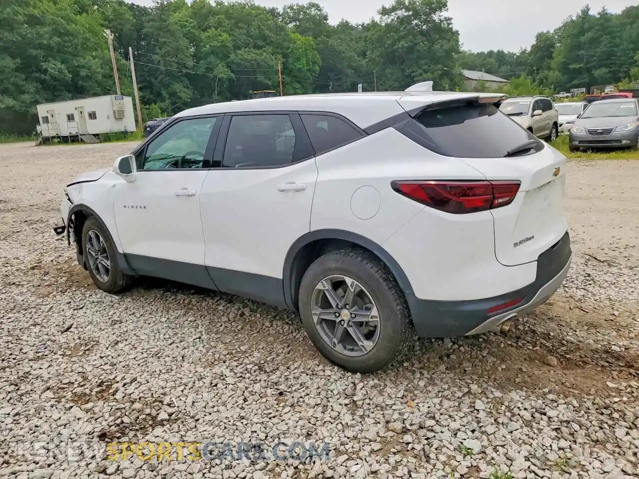 2 Photograph of a damaged car 3GNKBHR47PS217207 CHEVROLET BLAZER 2023