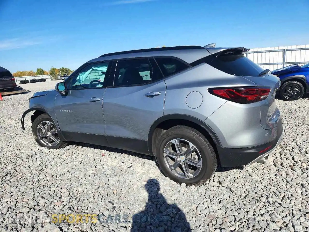 2 Photograph of a damaged car 3GNKBHR48PS130903 CHEVROLET BLAZER 2023