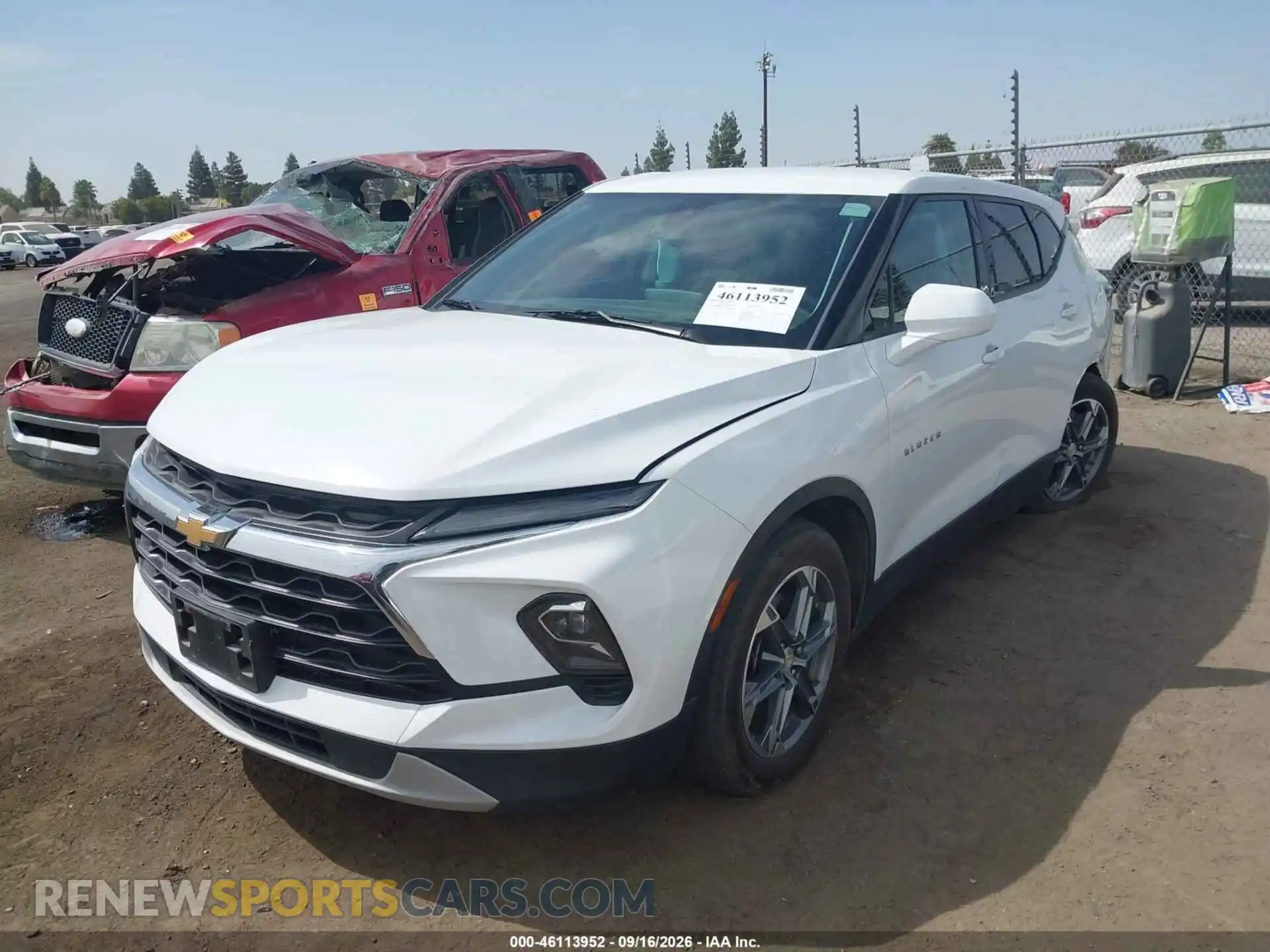 2 Photograph of a damaged car 3GNKBHR48PS165537 CHEVROLET BLAZER 2023