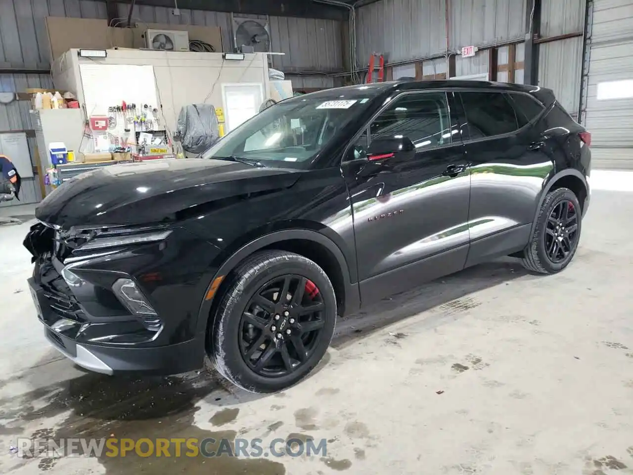 1 Photograph of a damaged car 3GNKBHR49PS111700 CHEVROLET BLAZER 2023