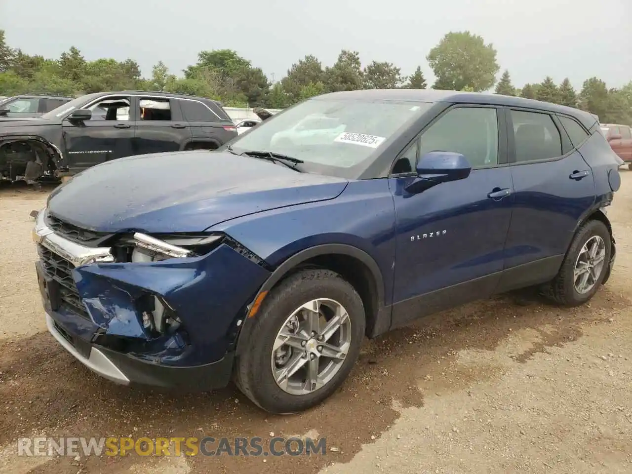 1 Photograph of a damaged car 3GNKBHR4XPS101368 CHEVROLET BLAZER 2023