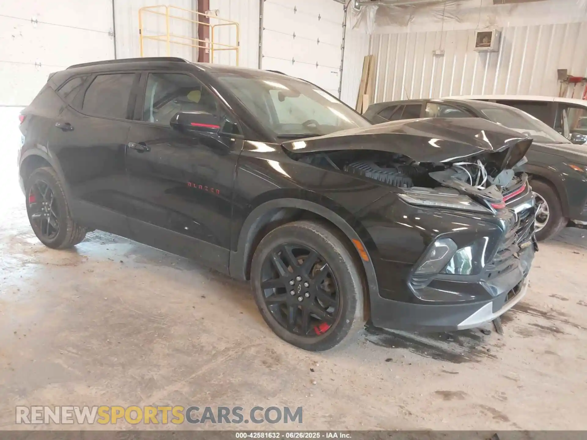 1 Photograph of a damaged car 3GNKBHR4XPS137822 CHEVROLET BLAZER 2023