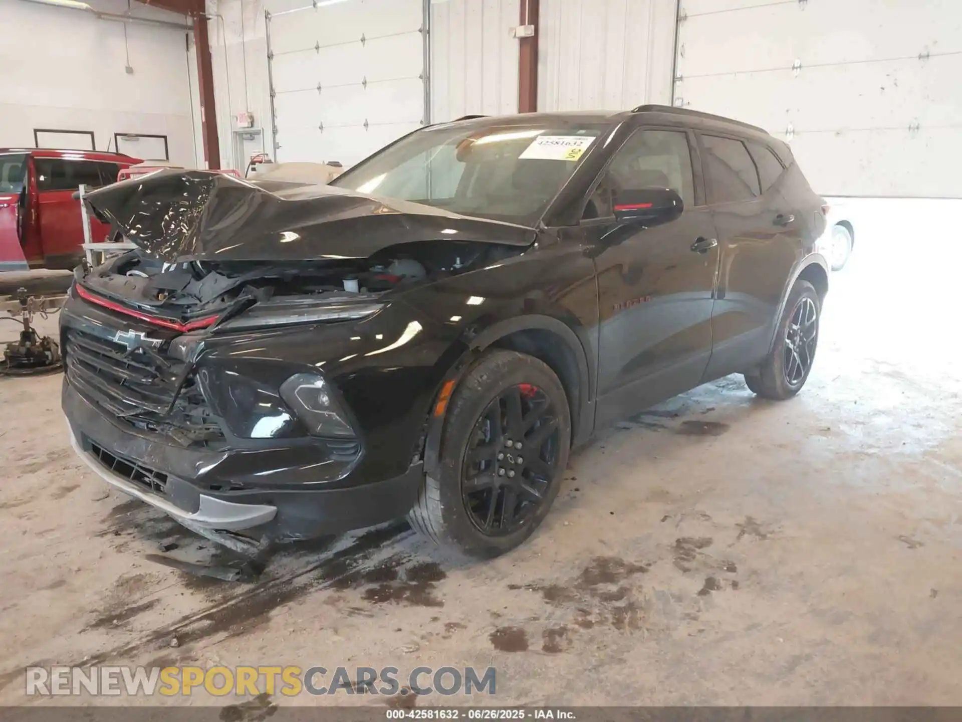 2 Photograph of a damaged car 3GNKBHR4XPS137822 CHEVROLET BLAZER 2023